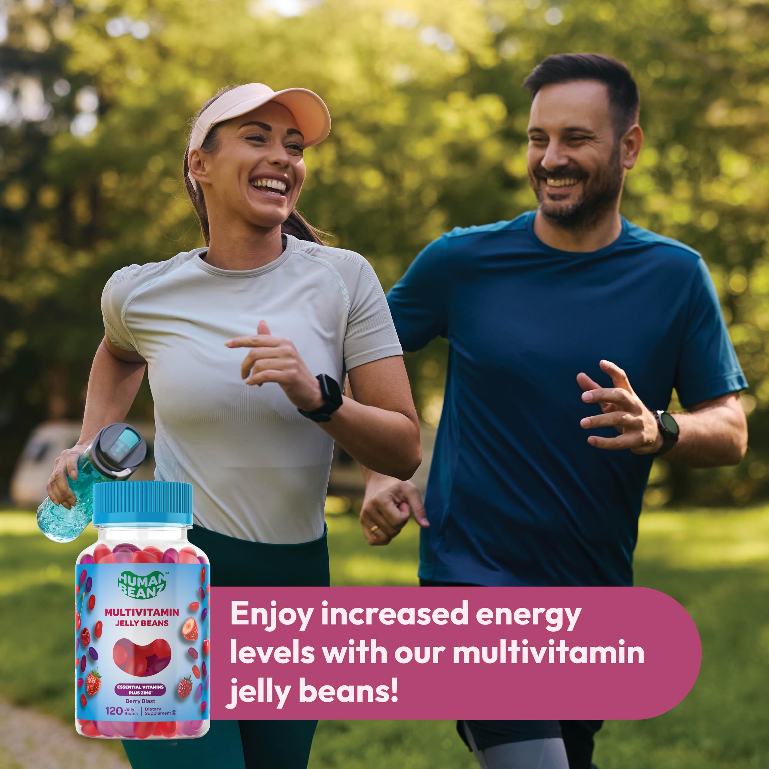 Human Beanz gominolas apoyan la inmunidad con vitaminas esenciales.