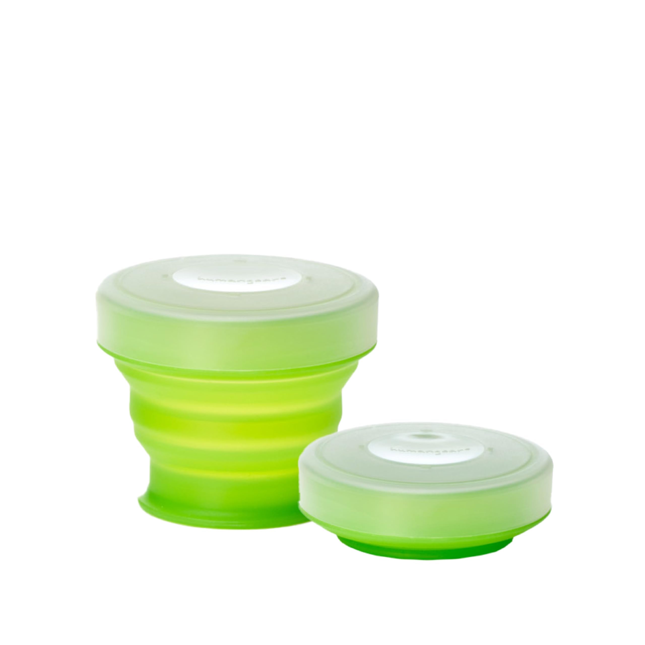 humangear GoCup, diseño colapsable, ideal para ahorrar espacio al viajar.