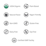 Humann HeartGreens: polvo orgánico libre de OGM para la rutina diaria.