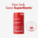 Humann SuperBeets bote 90 cápsulas para uso práctico y constante