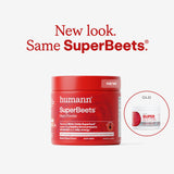 Humann SuperBeets, cuchara de medición lista para dosis diaria sin cafeína.