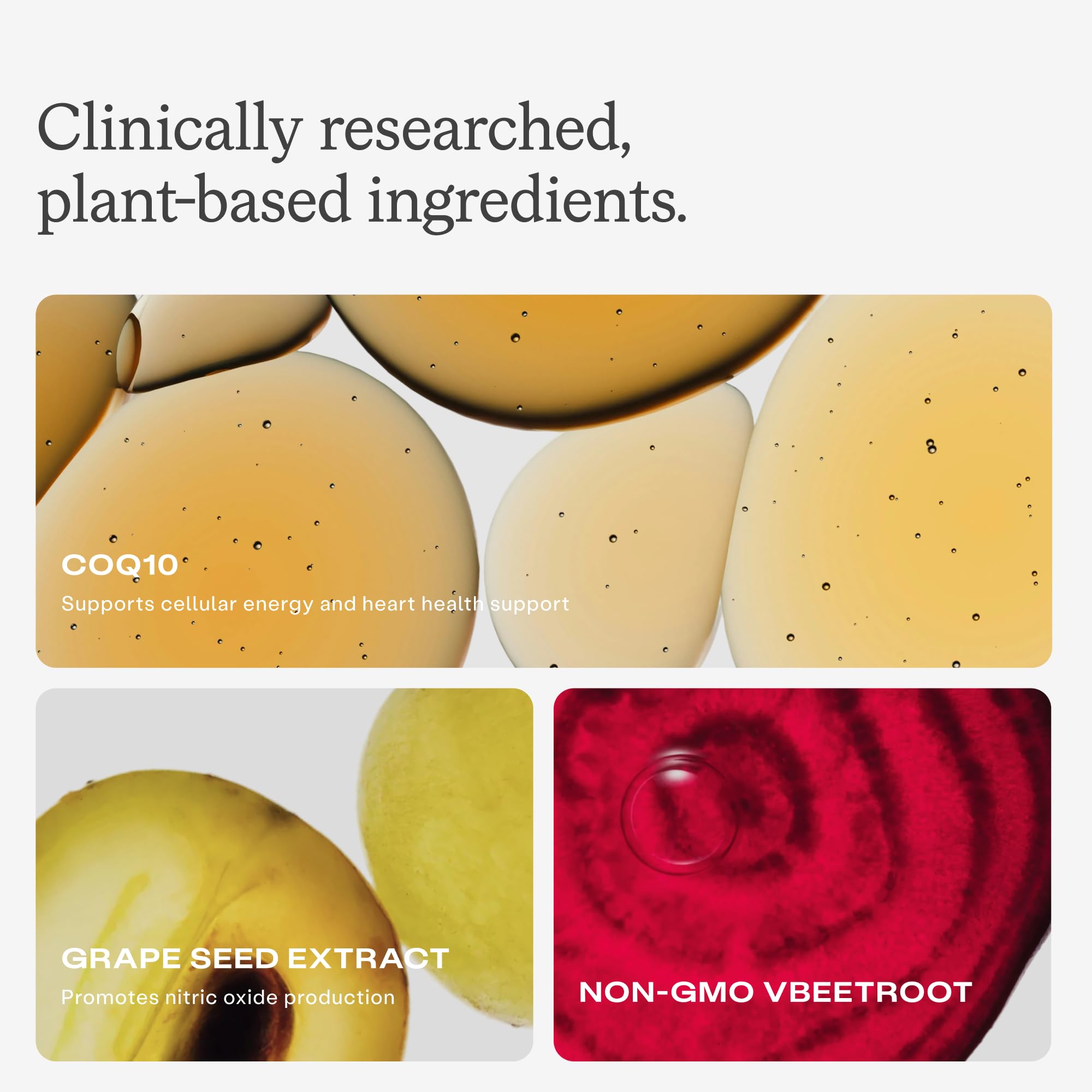 Humann SuperBeets Heart Chews: frasco y gominolas, CoQ10 incluido para energía.