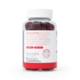 Uso diario recomendado de Humann Tart Cherry Gummies para apoyo metabólico.