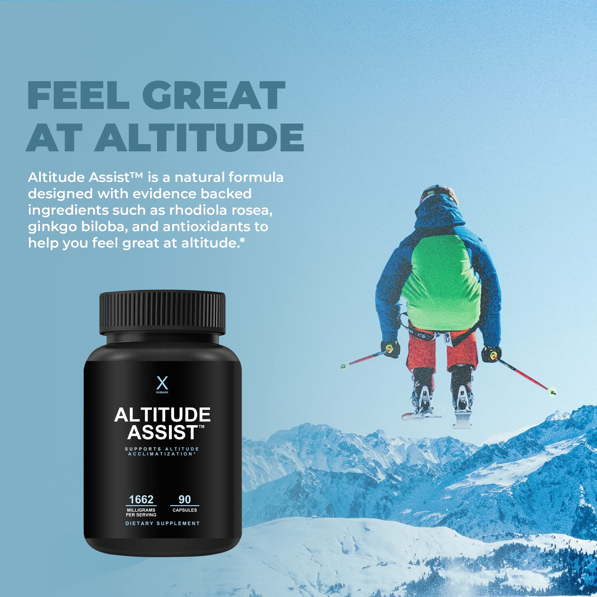 HUMANX Altitude Assist, dosis diaria recomendada para uso consciente.