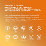 HUMANX Fisetina 500mg uso diario recomendado para apoyar vitalidad.