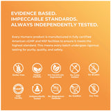 HUMANX Tudca+ etiqueta legible facilita identificar ingredientes clave.