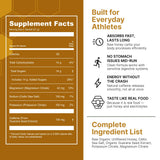 Hunnee Energy Golden Boost, textura miel cruda, sabor natural para entrenamientos.
