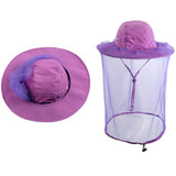 HunterBee gorro con velo insectos: protección ligera contra mosquitos al aire libre.
