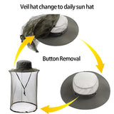HunterBee visera 360, protección solar para actividades al aire libre