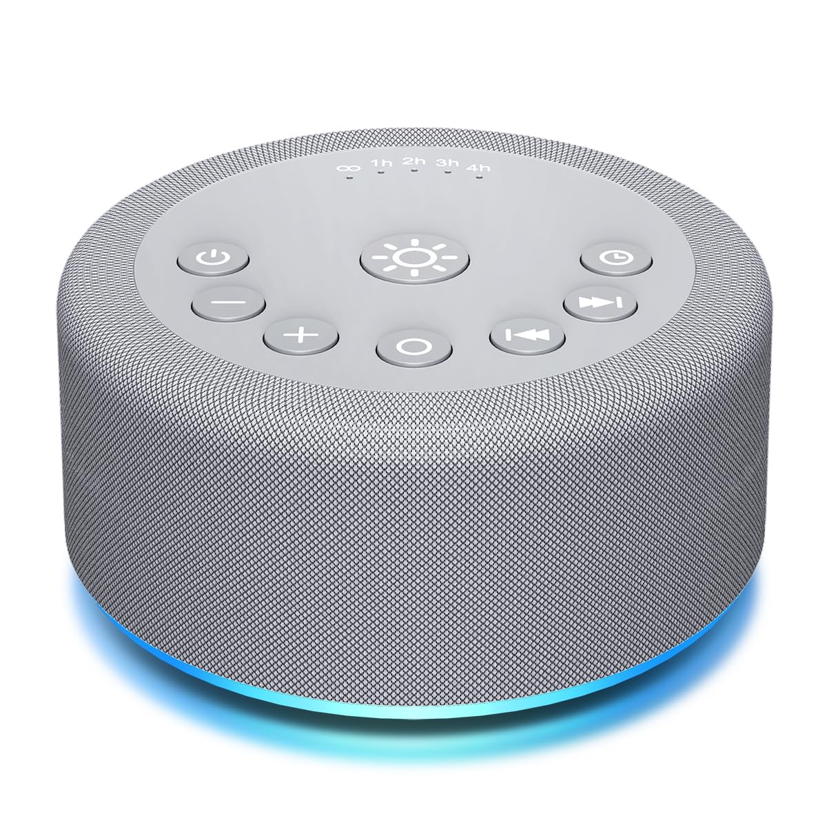 Máquina de sonido y luz nocturna Hushing para dormir mejor y crear ambiente suave.