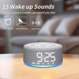 15 tonos de alarma para despertar con calma o energía, según necesidad.