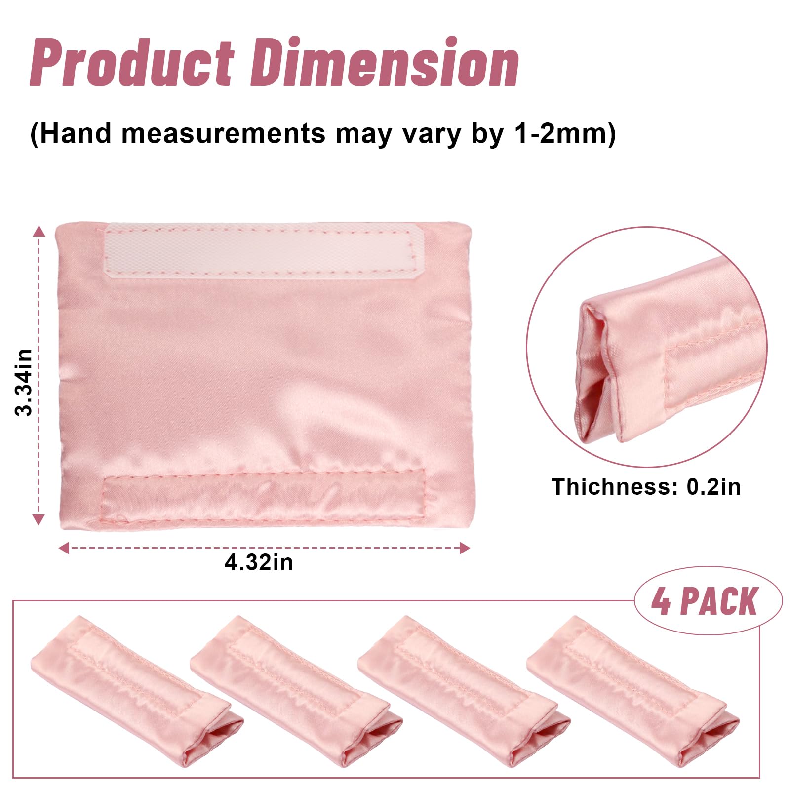 Accesorios CPAP, bandas satinadas HWEIUA, fácil de colocar y lavar