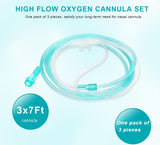 Tubo verde suave de cannula nasal HXZSYT para uso cómodo diario.