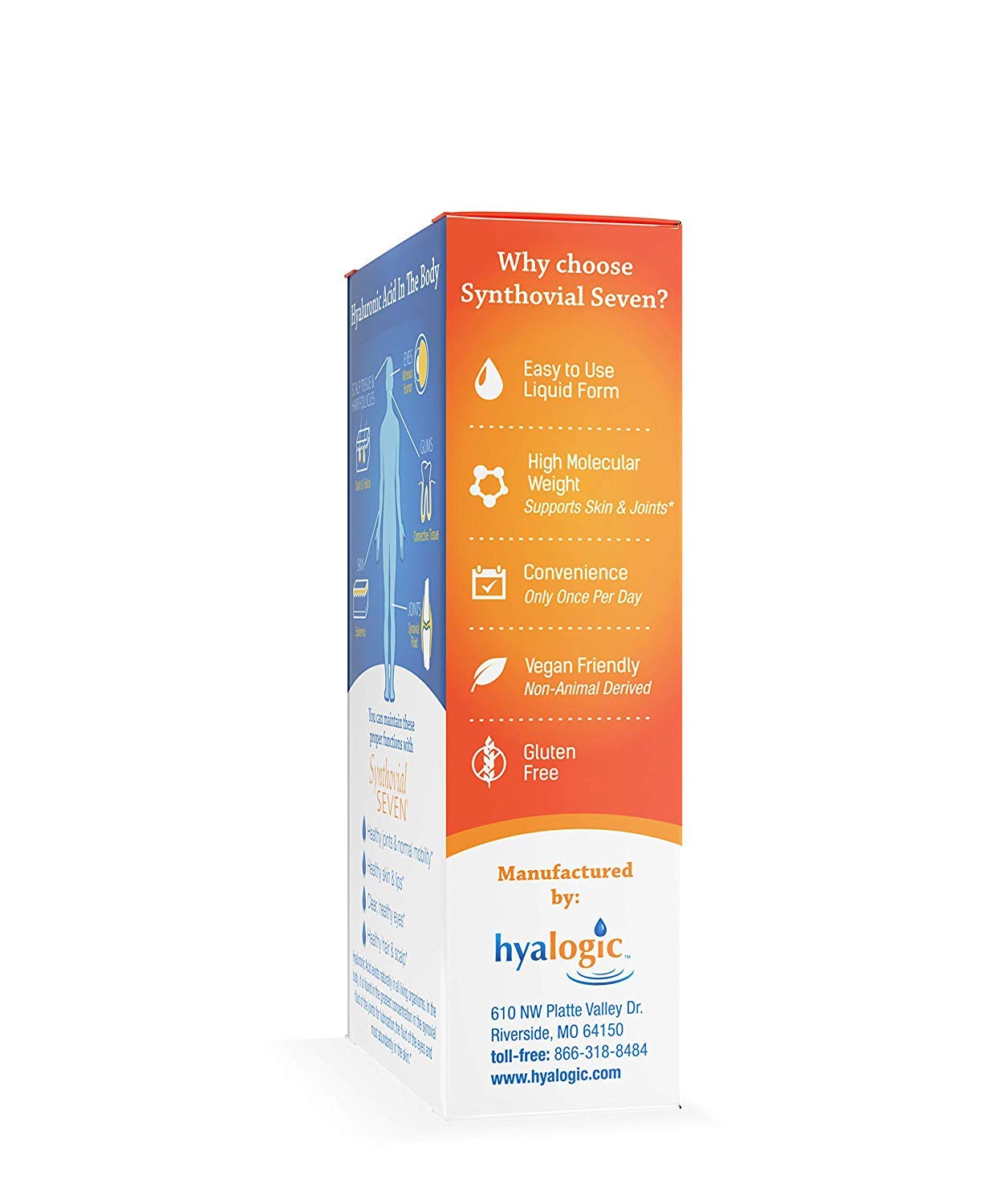 Hyalogic Synthovial Seven: vertido cómodo para uso diario.