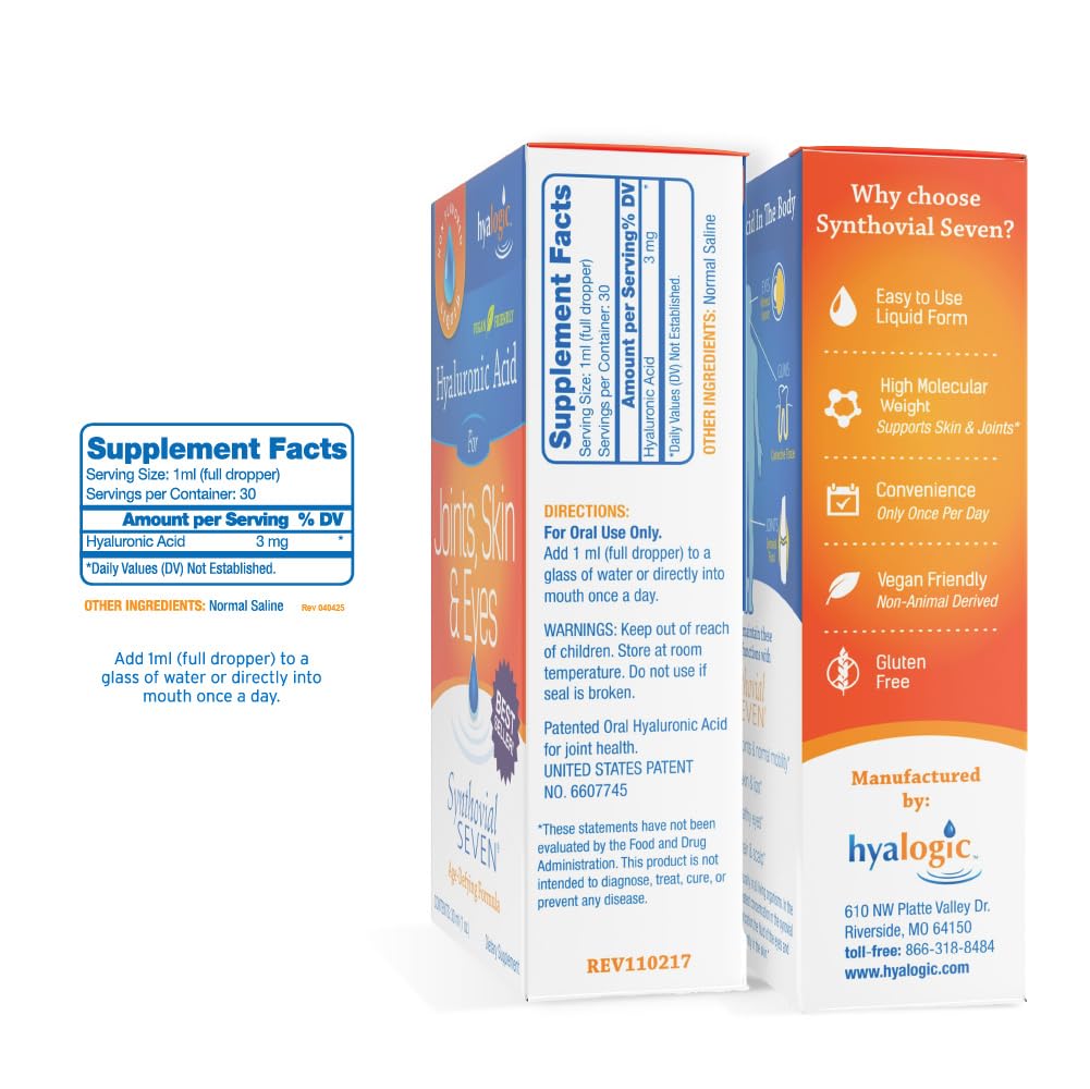 Hyalogic Synthovial Siete textura líquida experiencia suave al verter