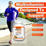 MiracleMulti de Hybrid Nutraceuticals: cápsulas dentro para rutina diaria.