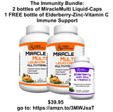 MiracleMulti de Hybrid Nutraceuticals: lista de 42 superalimentos en etiqueta.