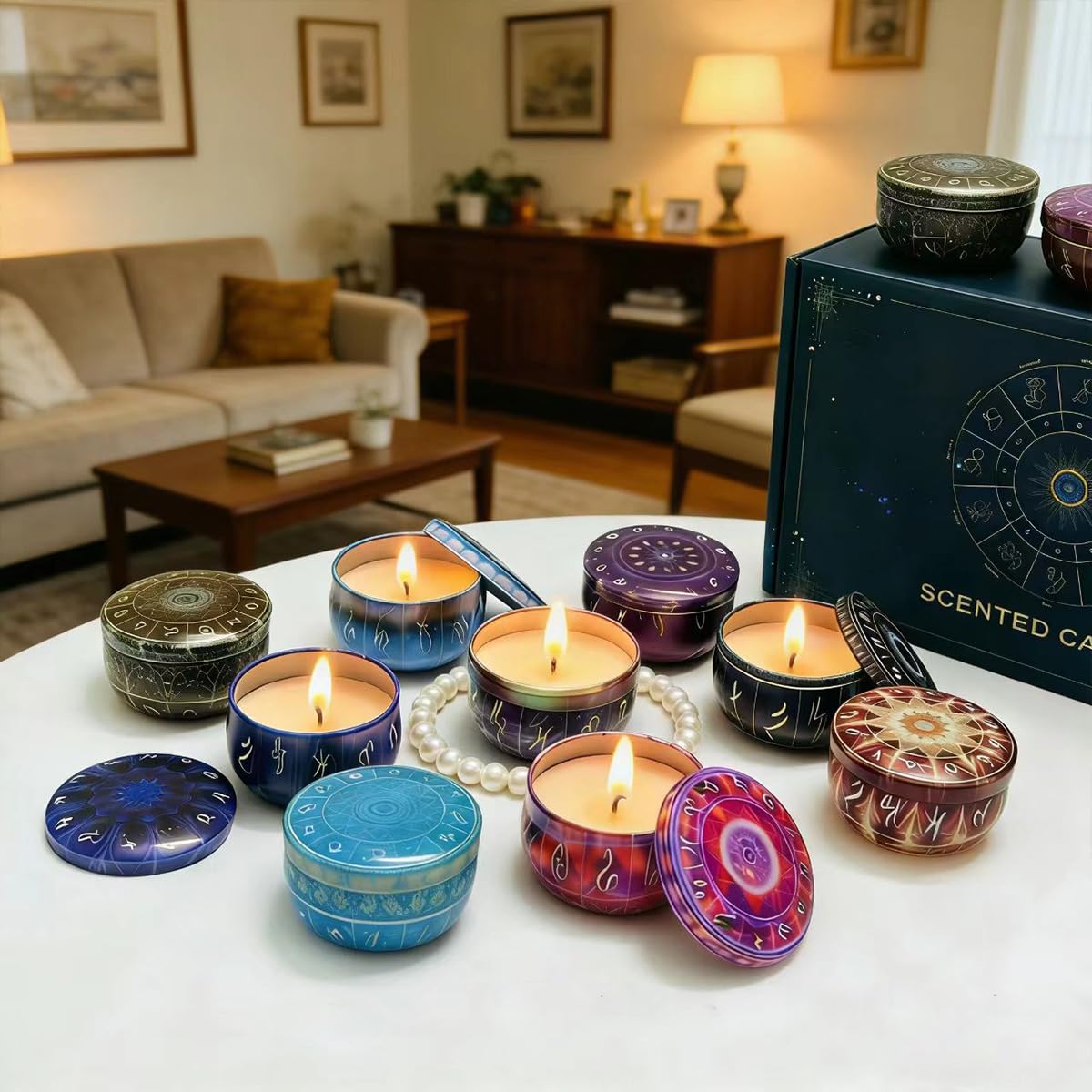 HYCSC fragancias clásicas: rosas, lavanda y gardenia para un entorno acogedor.