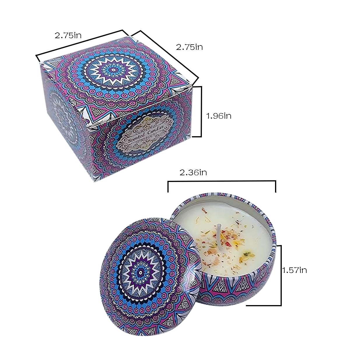 HYCSC velas aromaterapia gardenia set: fragancia floral envolvente para el hogar.