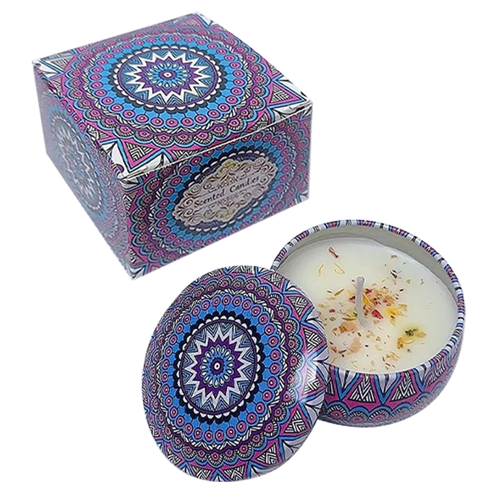 HYCSC velas aromaterapia lavanda set: aroma suave para relajación en casa.
