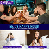 Hydralit Happy Hour parche de larga duración para recuperación tras beber.