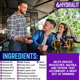 Hydralit Happy Hour parche alivio gradual durante horas.