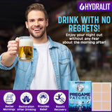 Hydralit Happy Hour parche compacto para llevar en bolso.
