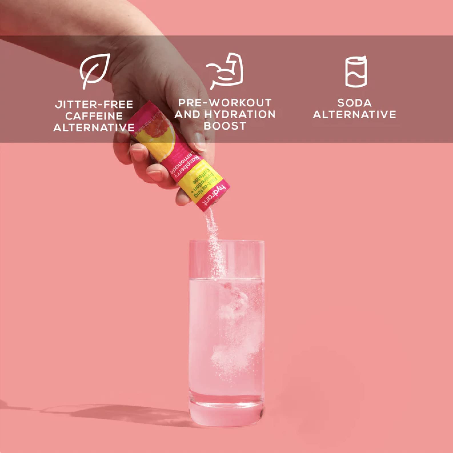 HYDRANT Energy Electrolyte – uso diario con sabor frambuesa-limón