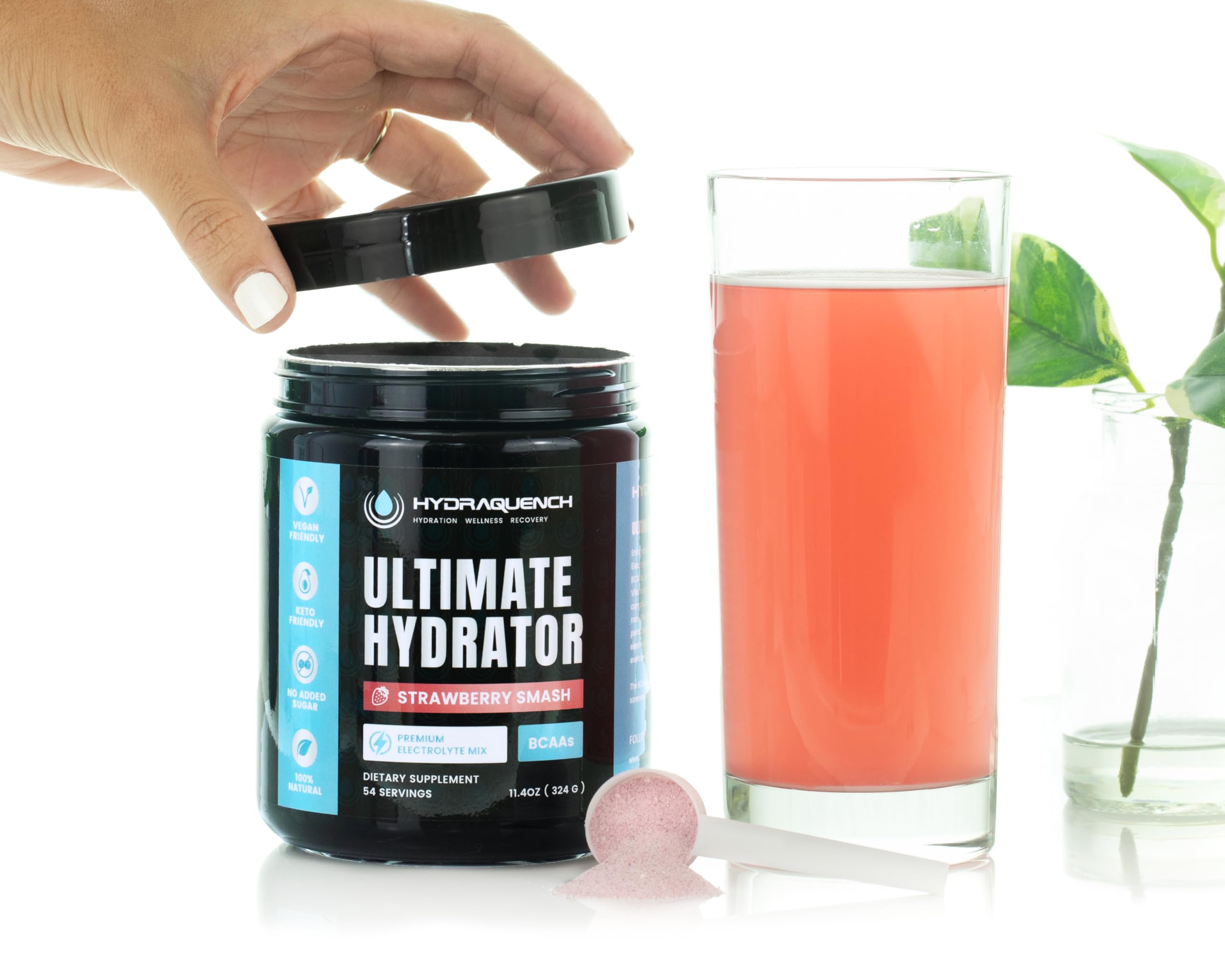 HydraQuench botella naranja: energía estable para sesiones de ejercicio