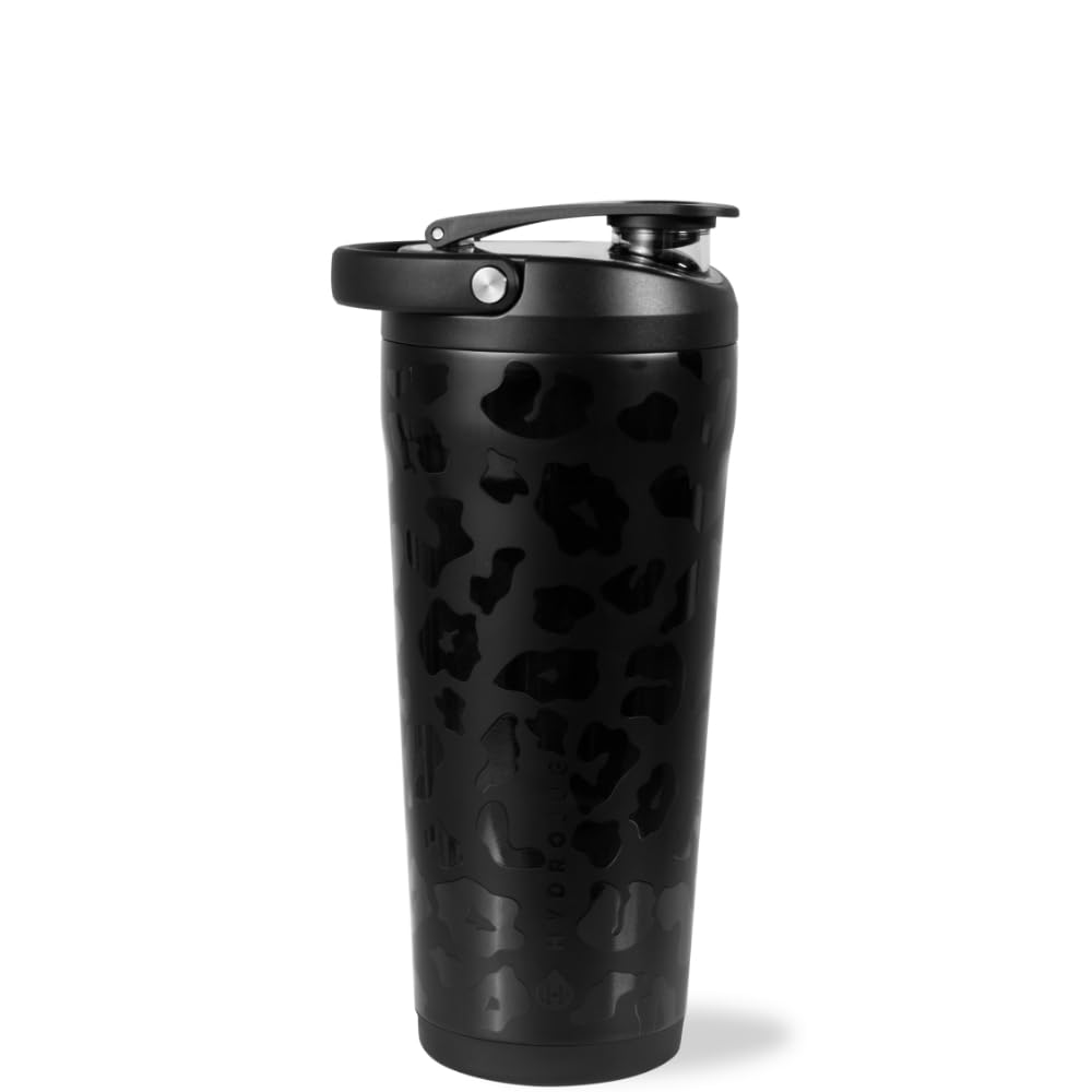 HydroJug 24 oz coctelera acero inoxidable frente, sensación de frialdad y calidad en la vista.
