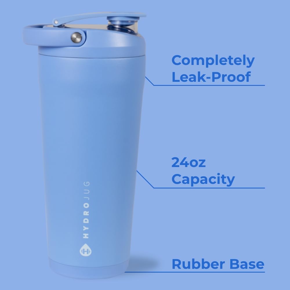 HydroJug 24 onzas mezclador mango ergonómico cuelga fácilmente
