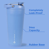 HydroJug 24 onzas mezclador mango ergonómico cuelga fácilmente