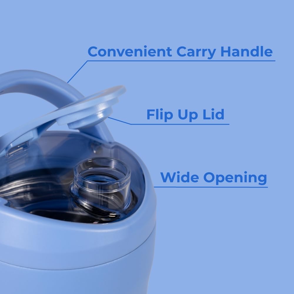 HydroJug 24 onzas mezclador tapa plegable sellada evita fugas en la bolsa