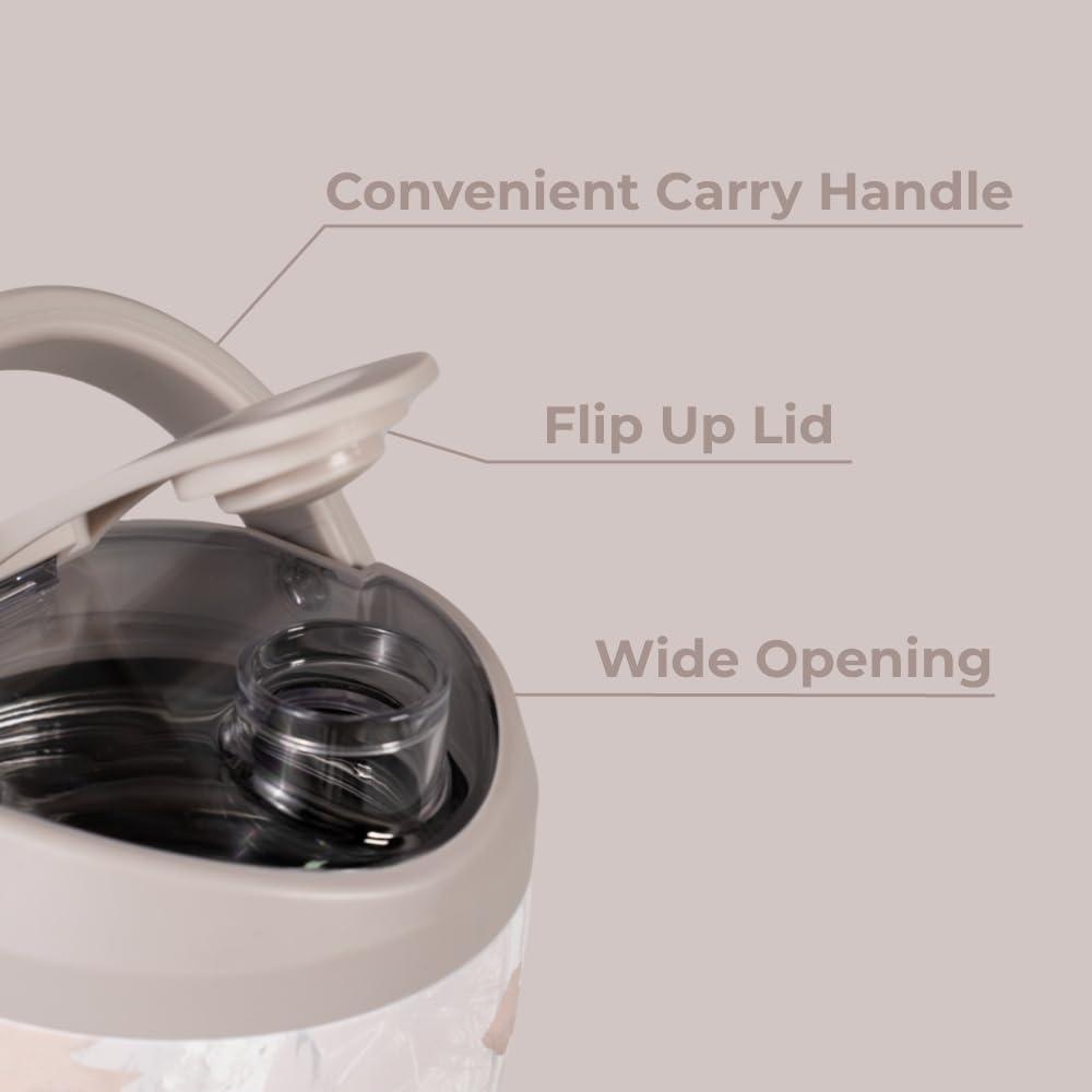 HydroJug tapa-voltante-impermeable evita filtraciones y facilita transporte seguro.