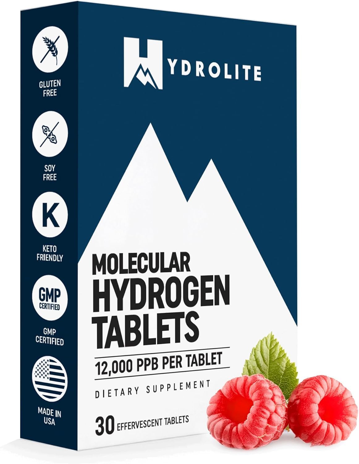 Hydrolite — tabletas de hidrógeno molecular listas para agua, posible aumento de energía.