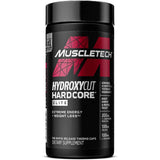 Hydroxycut Hardcore Elite envase en primer plano, con energía sostenida para el día.
