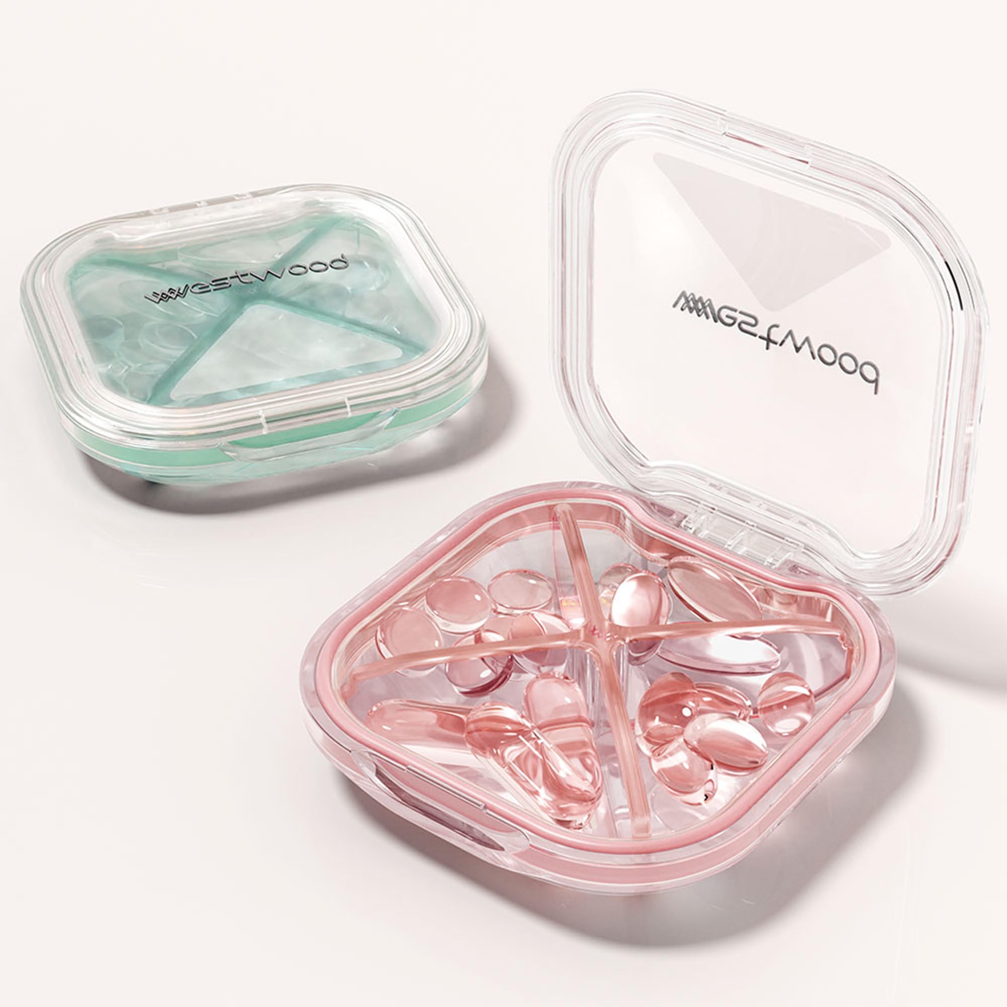 HyJeryty tapa con sellado de silicona anti-humedad mantiene las pastillas secas.