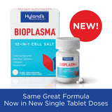 Hyland's Bioplasma, tabletas que se deshacen en la boca, fácil de tomar.
