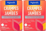 Hyland's Calambres, formato 2-pack práctico para llevar en bolso o maleta