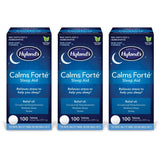 Hyland's Calms Forte, tabletas para dormir, alivio suave del estrés nocturno.