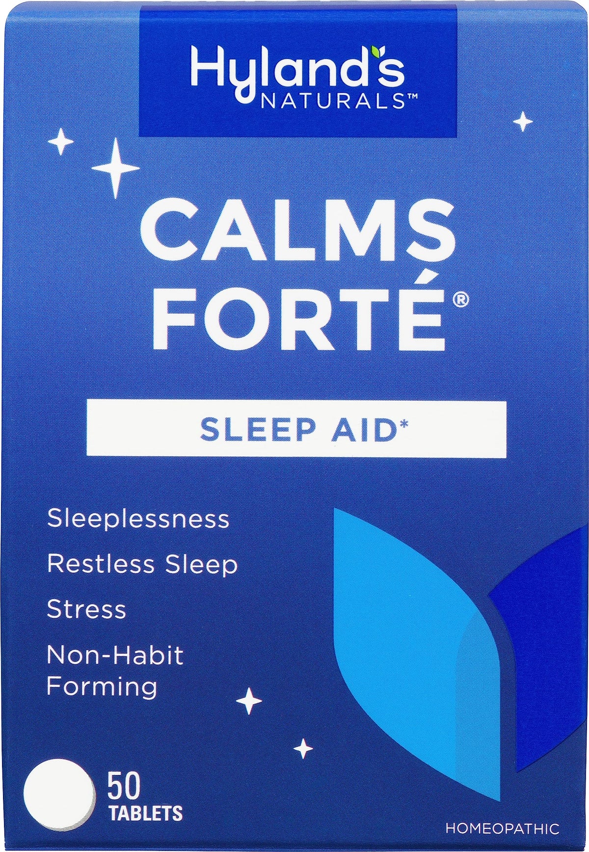 Hyland's Calms Forte: tabletas en botella para dormir mejor