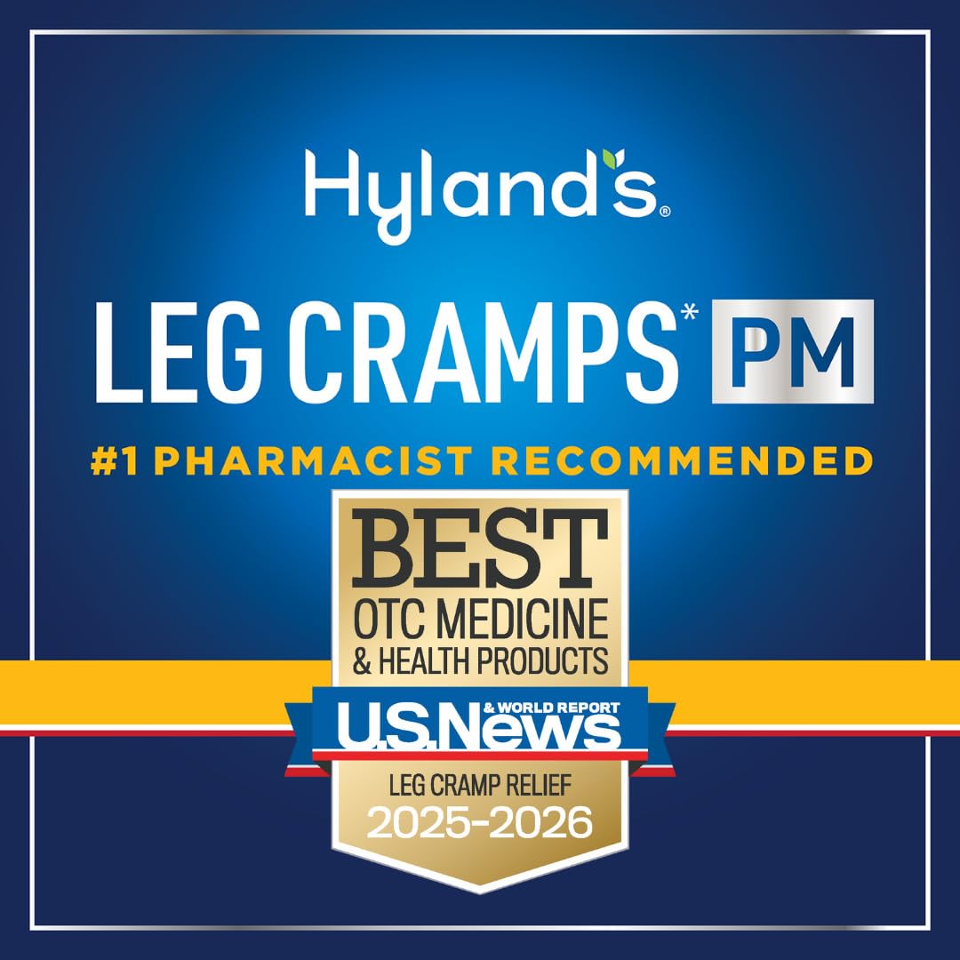Hyland's Leg Cramps PM: formula de sueño para descansar tras un calambre.