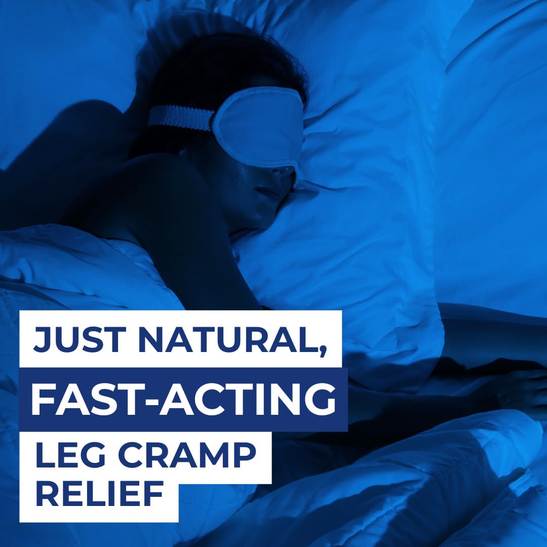 Hyland's Leg Cramps PM: sin agua, alivio nocturno de calambres.
