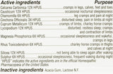 Hyland's Leg Cramps PM, uso nocturno recomendado para dormir.