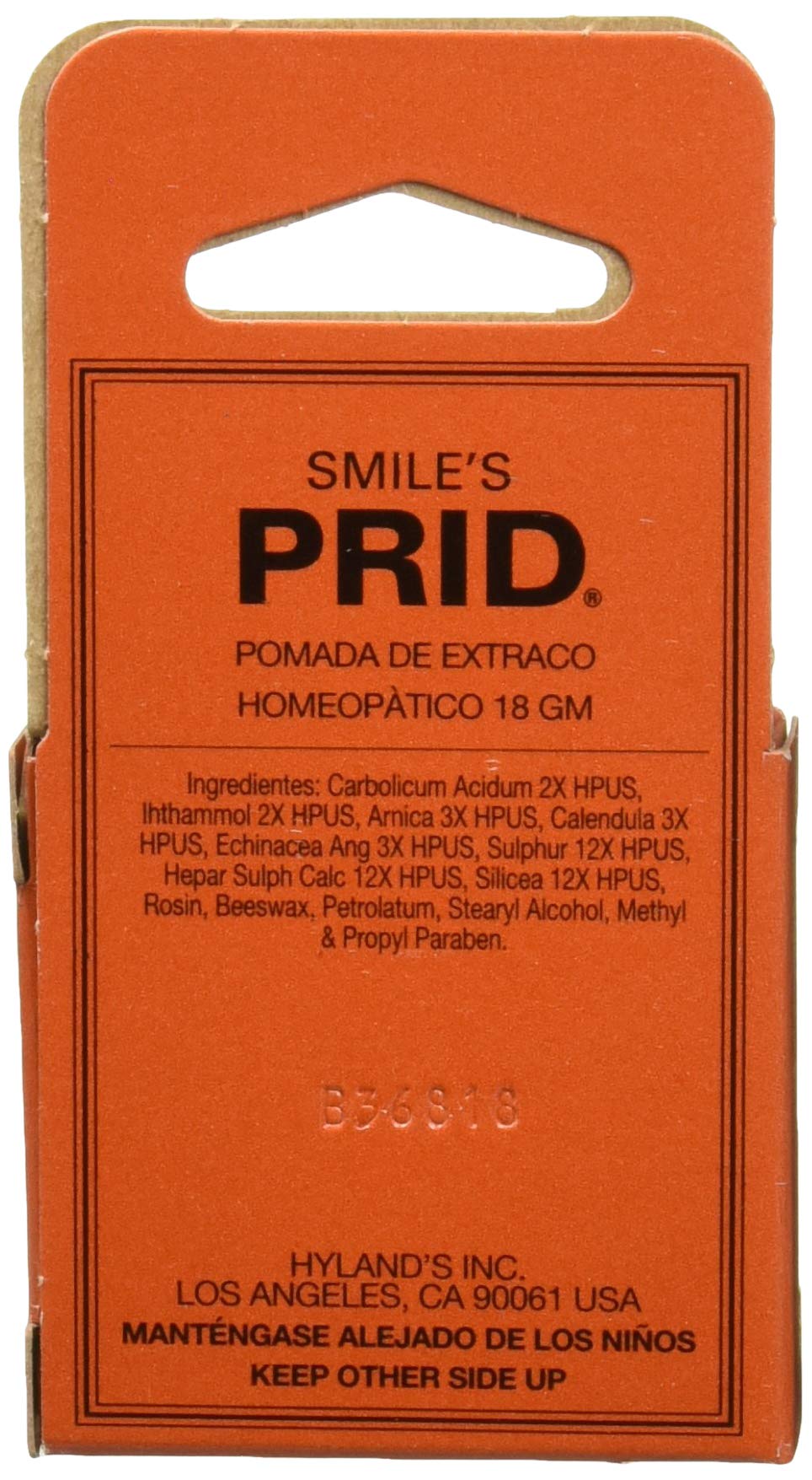 Aplicación suave de Hyland's Pride Pomada para irritaciones superficiales.