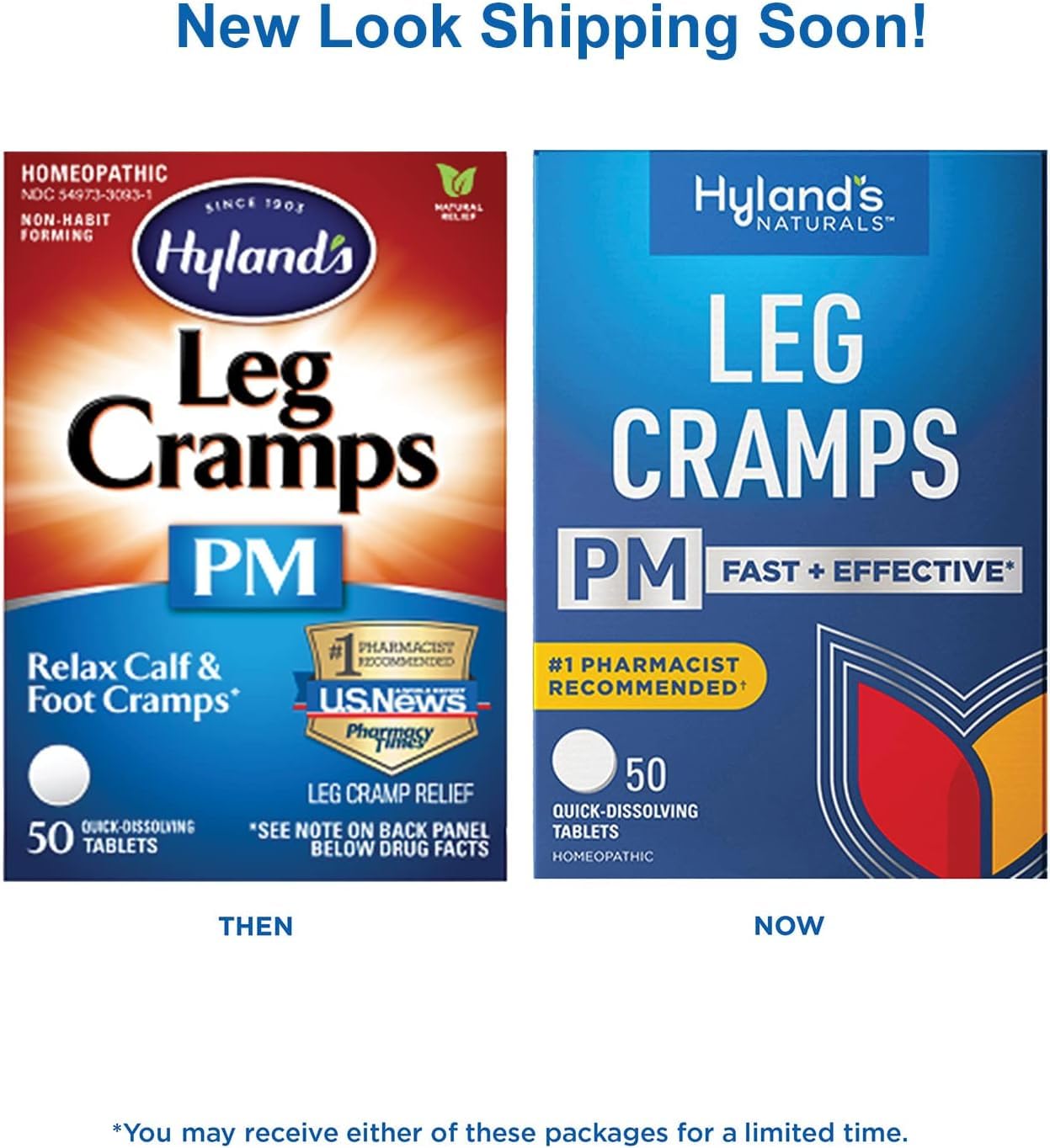 Detalle de quinina en tabletas Hyland's Leg Cramps PM
