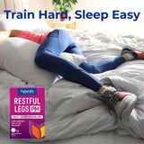 Hyland's Restful Legs PM, caja de 50 dosis para varias noches.