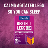 Hyland's Restful Legs caja de 3, presentación práctica para uso diario nocturno.
