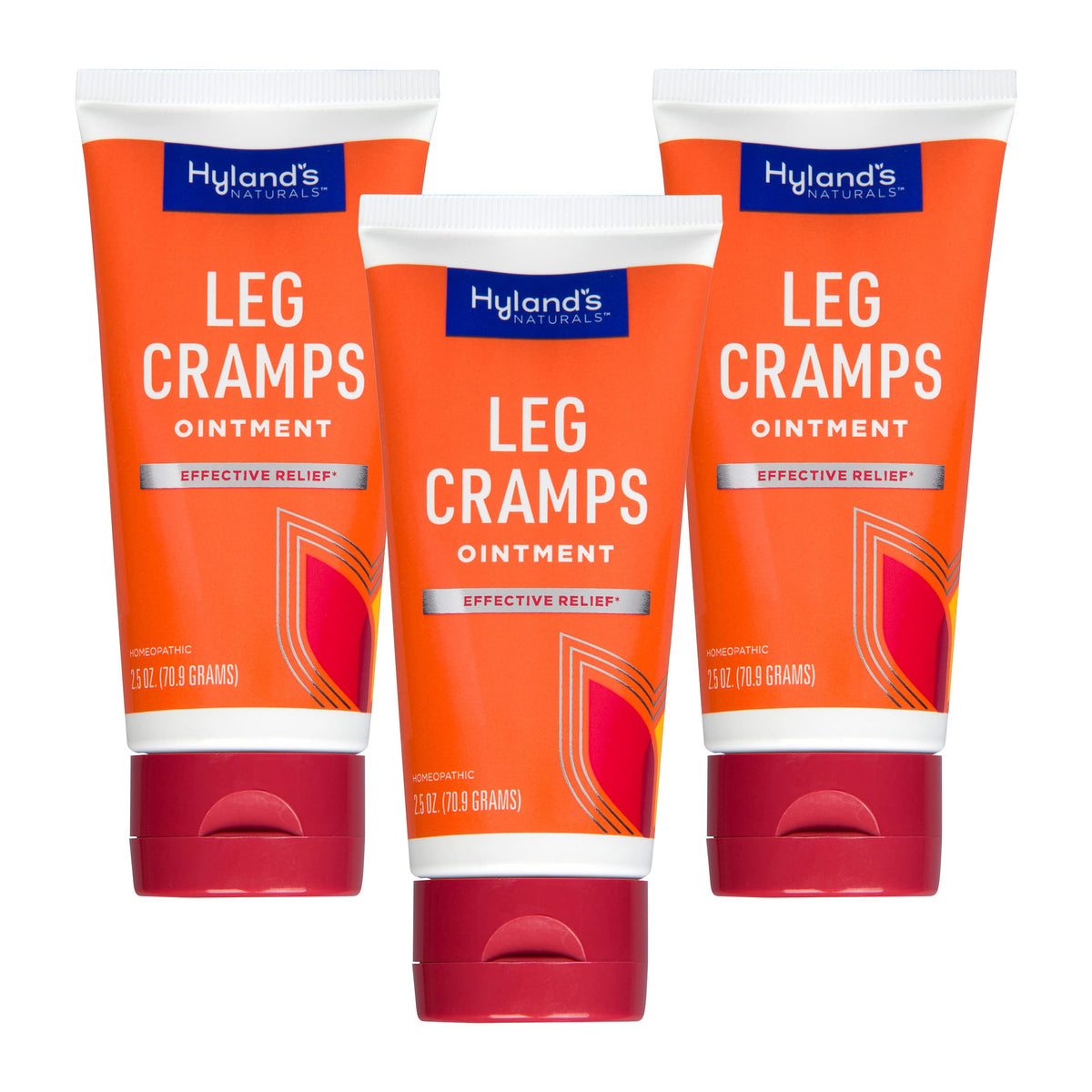 Hyland's Ungüento para calambres de piernas, alivio suave en pantorrillas.