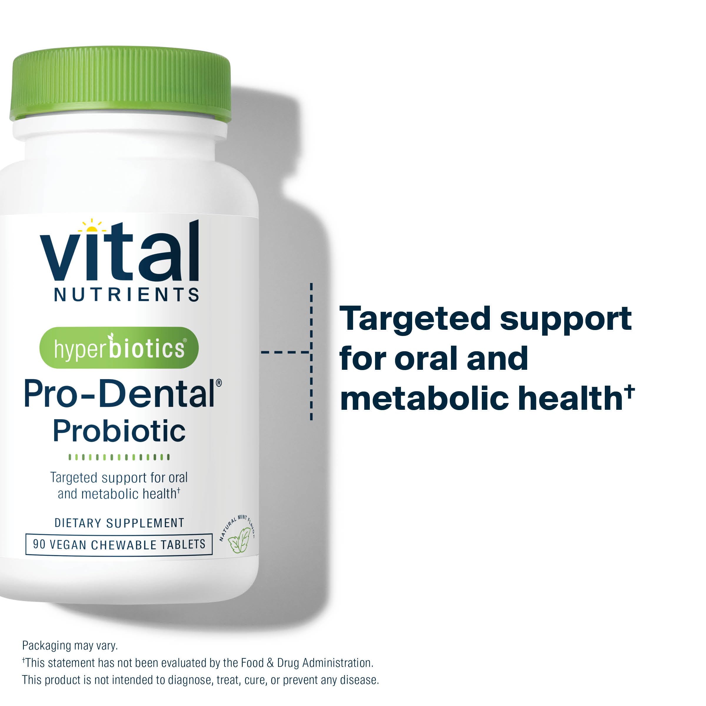 Hyperbiotics Pro Dental sabor menta, experiencia agradable al consumir.